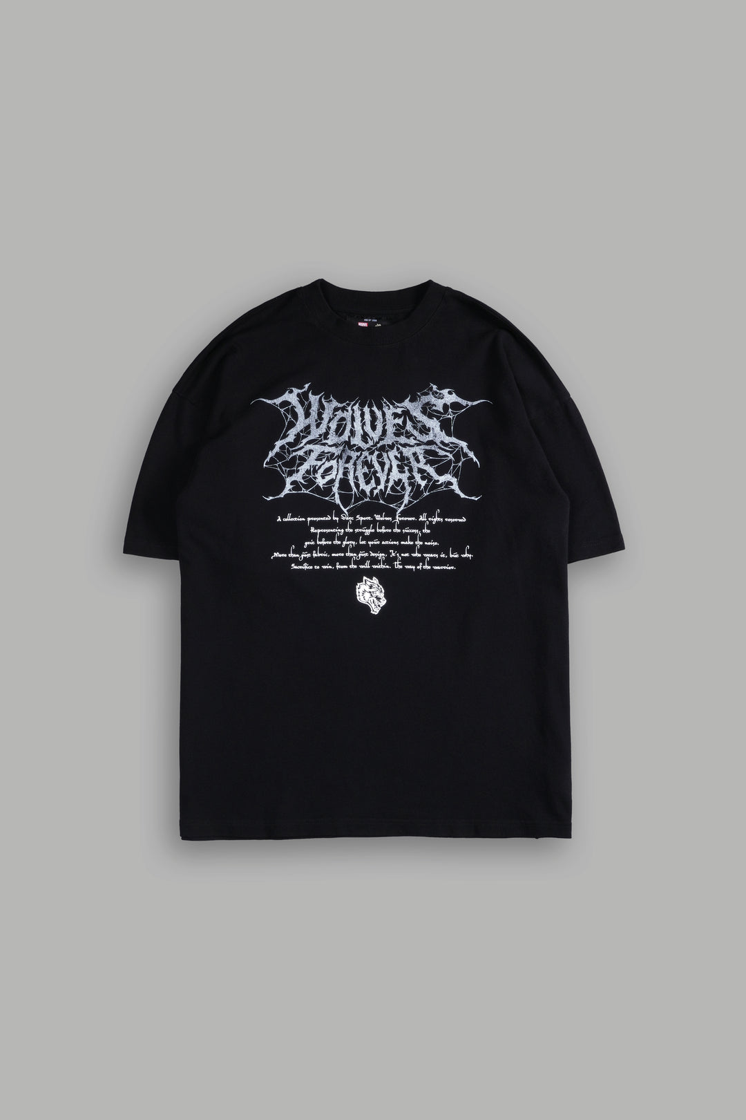 Web Of Shadows "Premium" Oversized Tee in Black