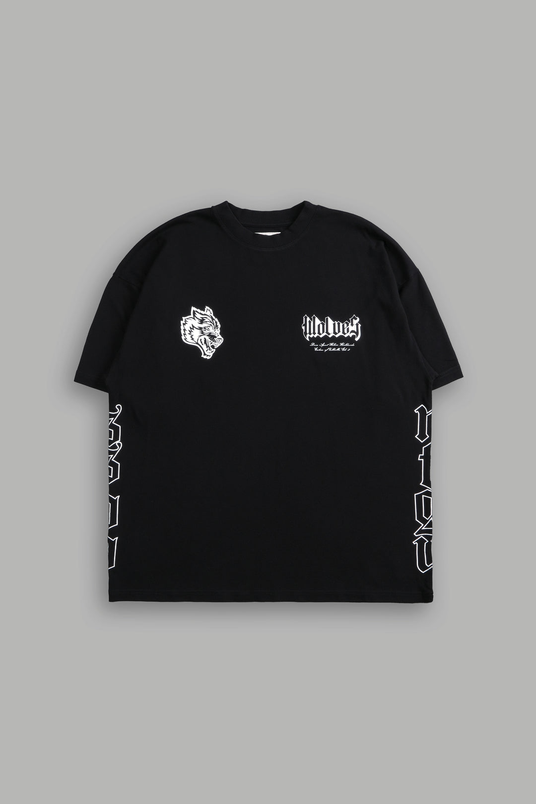 Darc Pegasus "Side By Side" Oversized Tee in Black