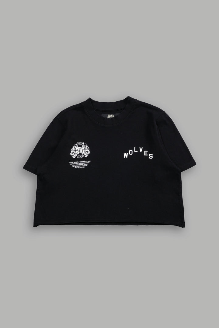 Pyramid V2 "Premium" (Cropped) Tee in Black