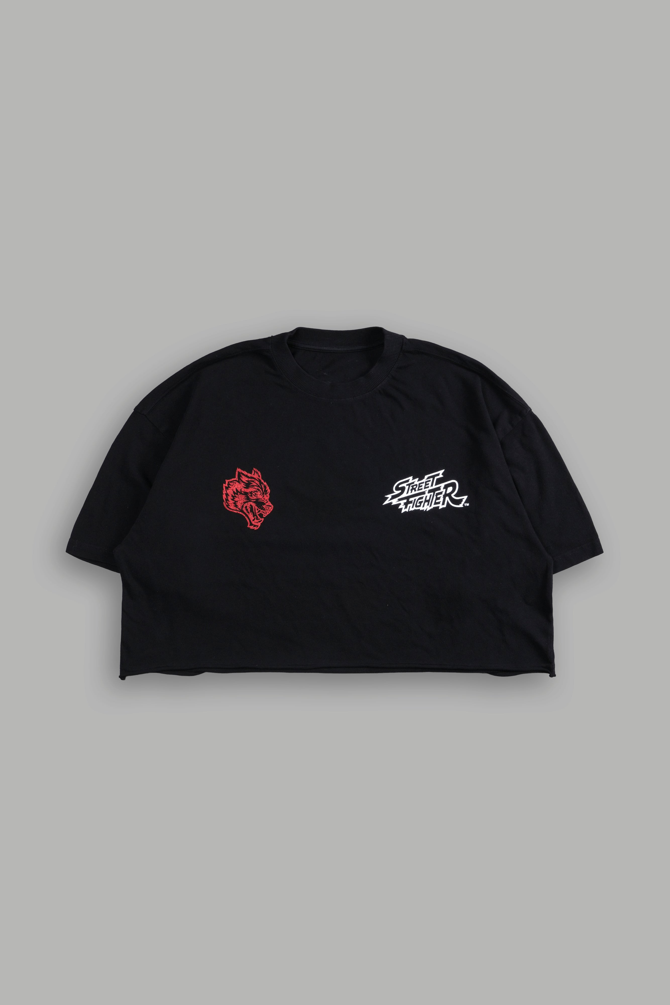 Stability "Premium" Oversized (Cropped) Tee in Black