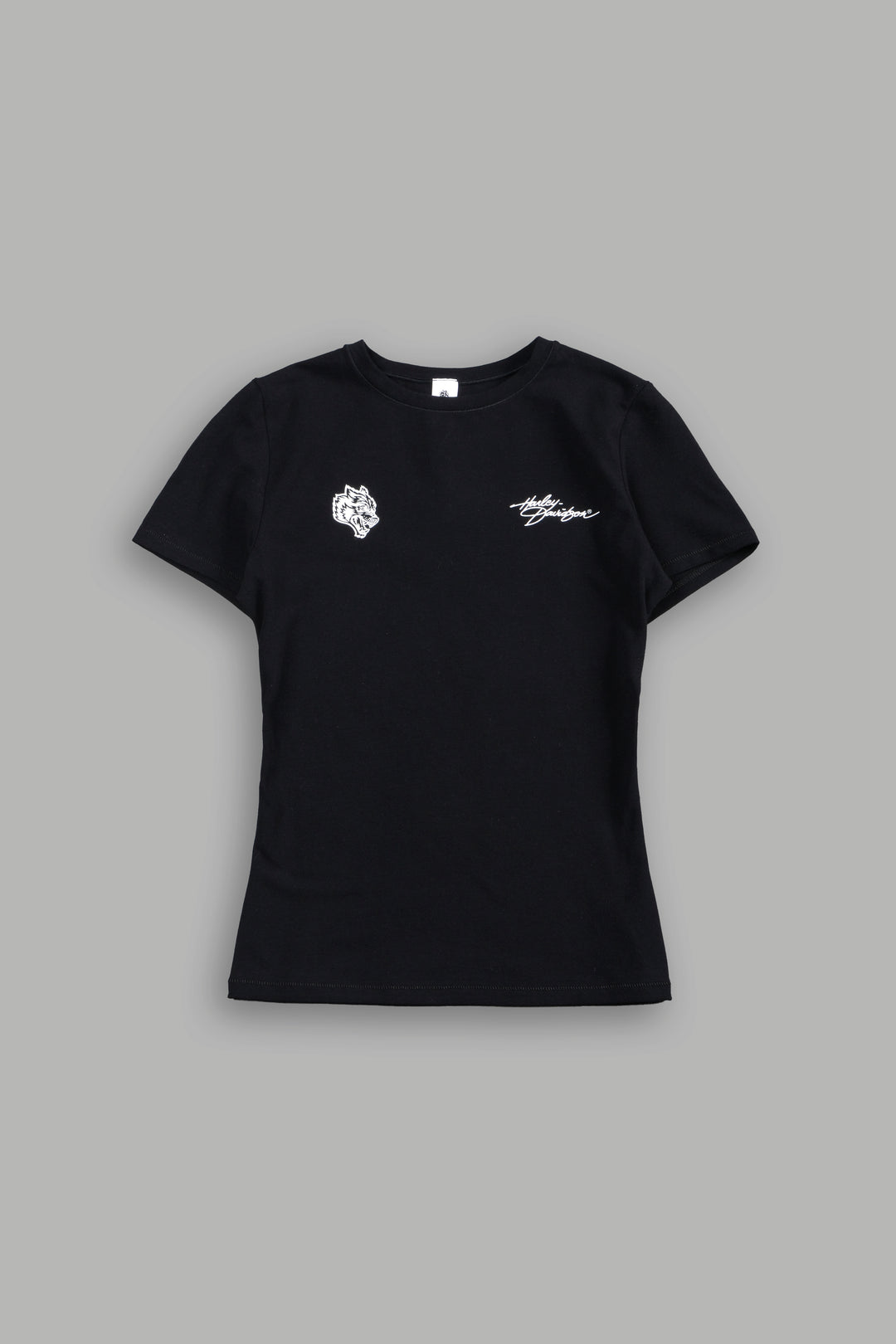Harley Wolves Eden Ss Tee in Black