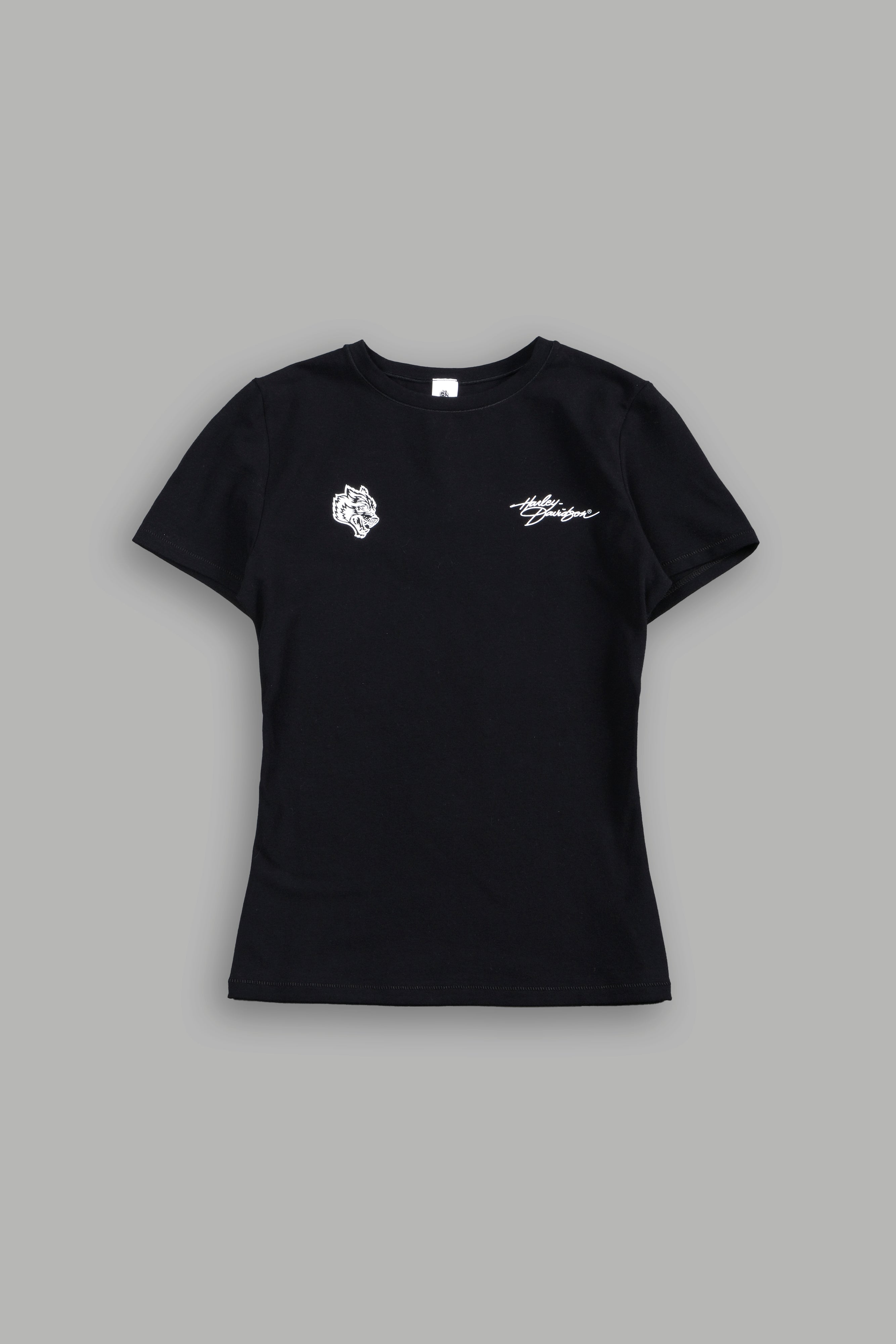 Harley Wolves Eden Ss Tee in Black