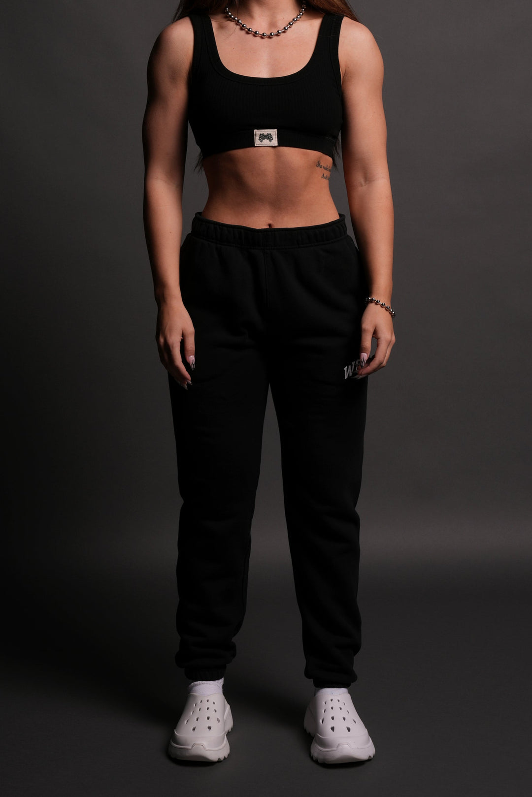 Loyal Wolf She Post Lounge Sweats in Black