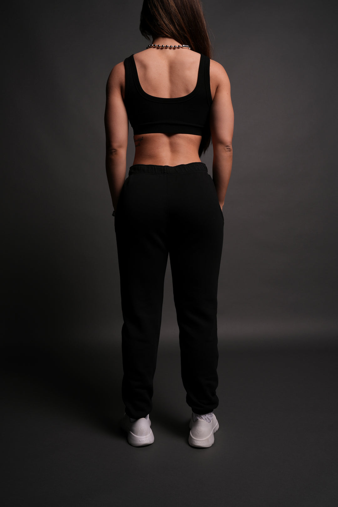 Loyal Wolf She Post Lounge Sweats in Black