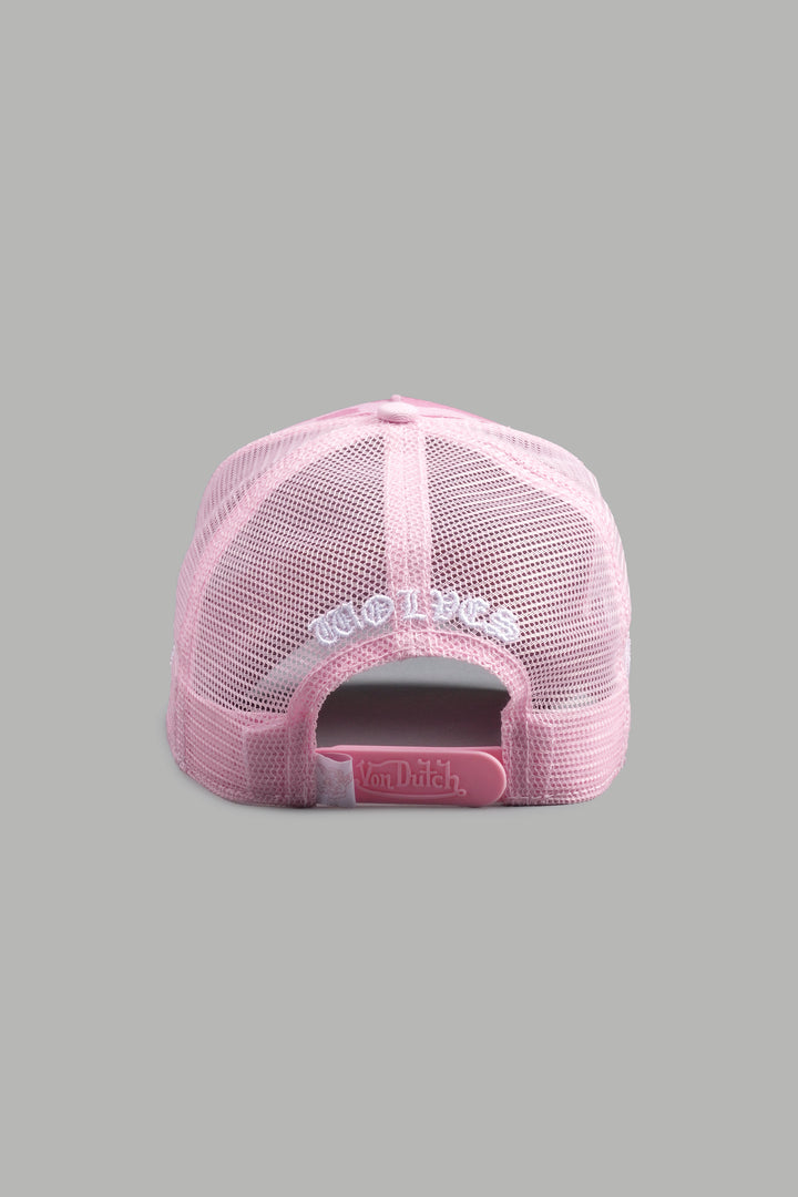 DSVD Collab Trucker Hat in DSVD Bubblegum Camo