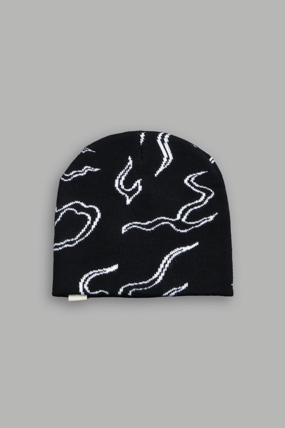 Our Fire Cap Beanie in Black/White