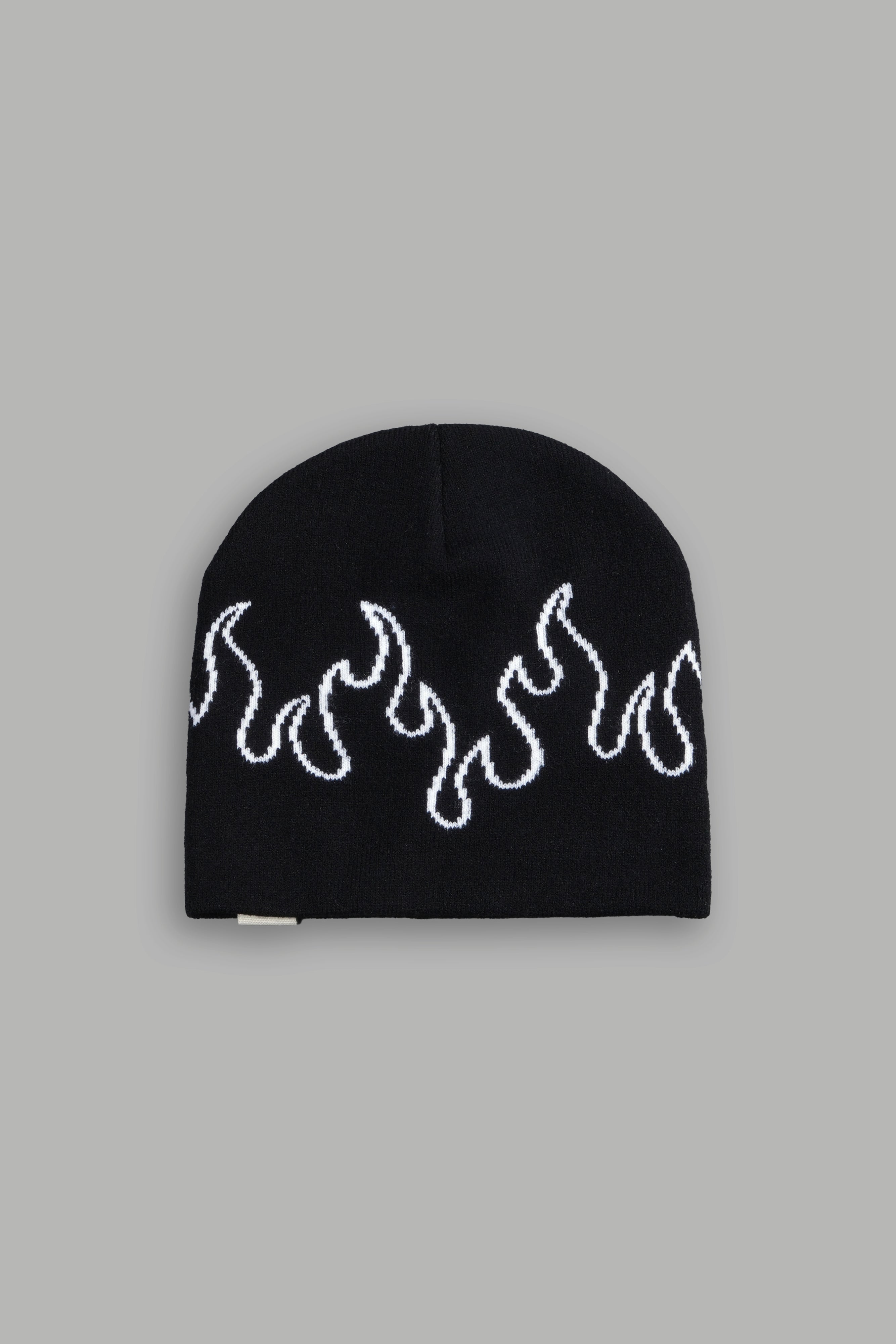 Eternal Flame Cap Beanie in Black