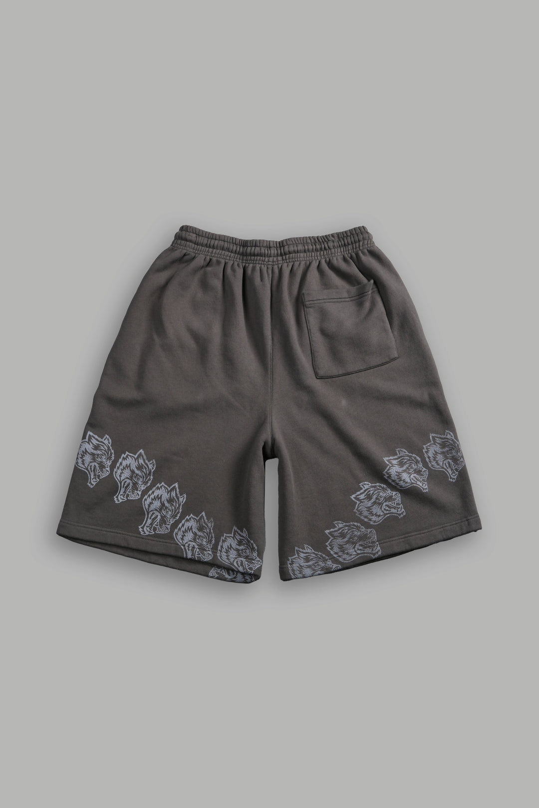 Only Wolves Oversized Osiris Sweat Shorts in Wolf Gray