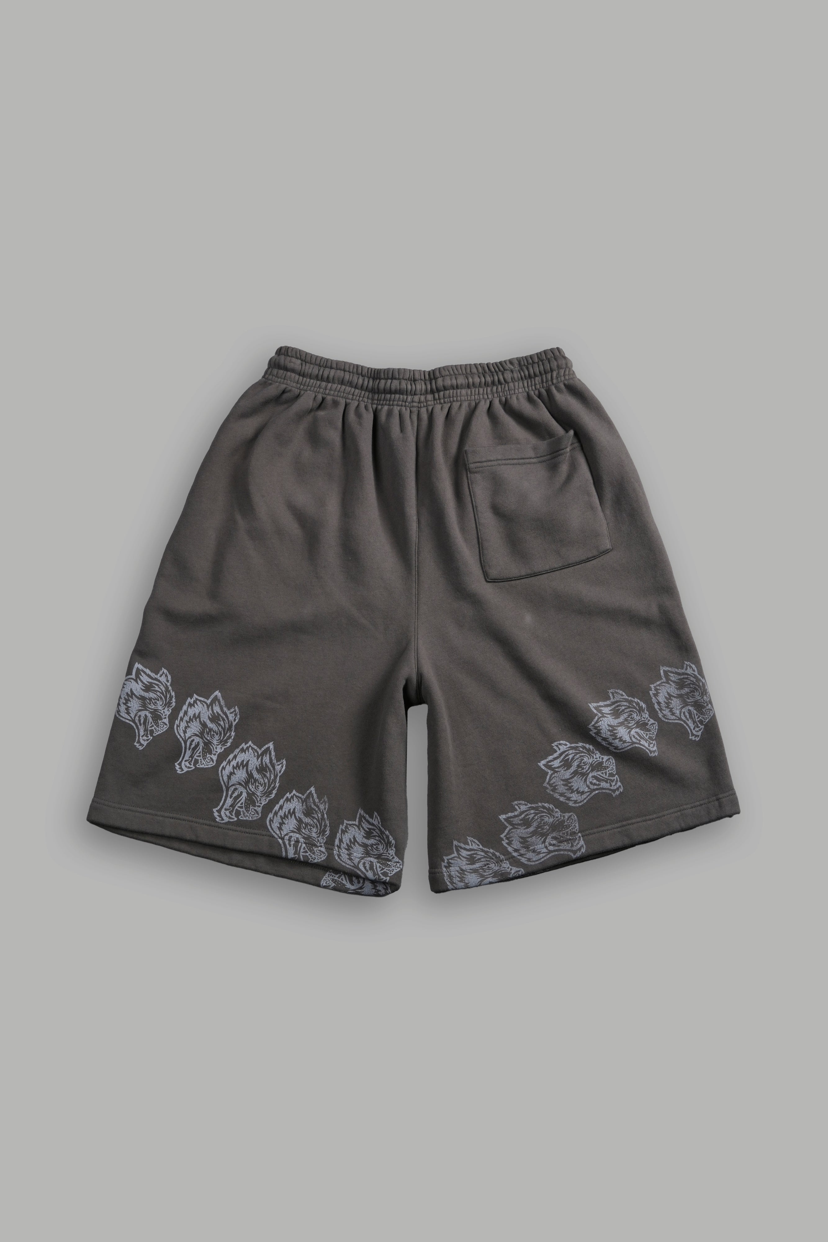 Only Wolves Oversized Osiris Sweat Shorts in Wolf Gray