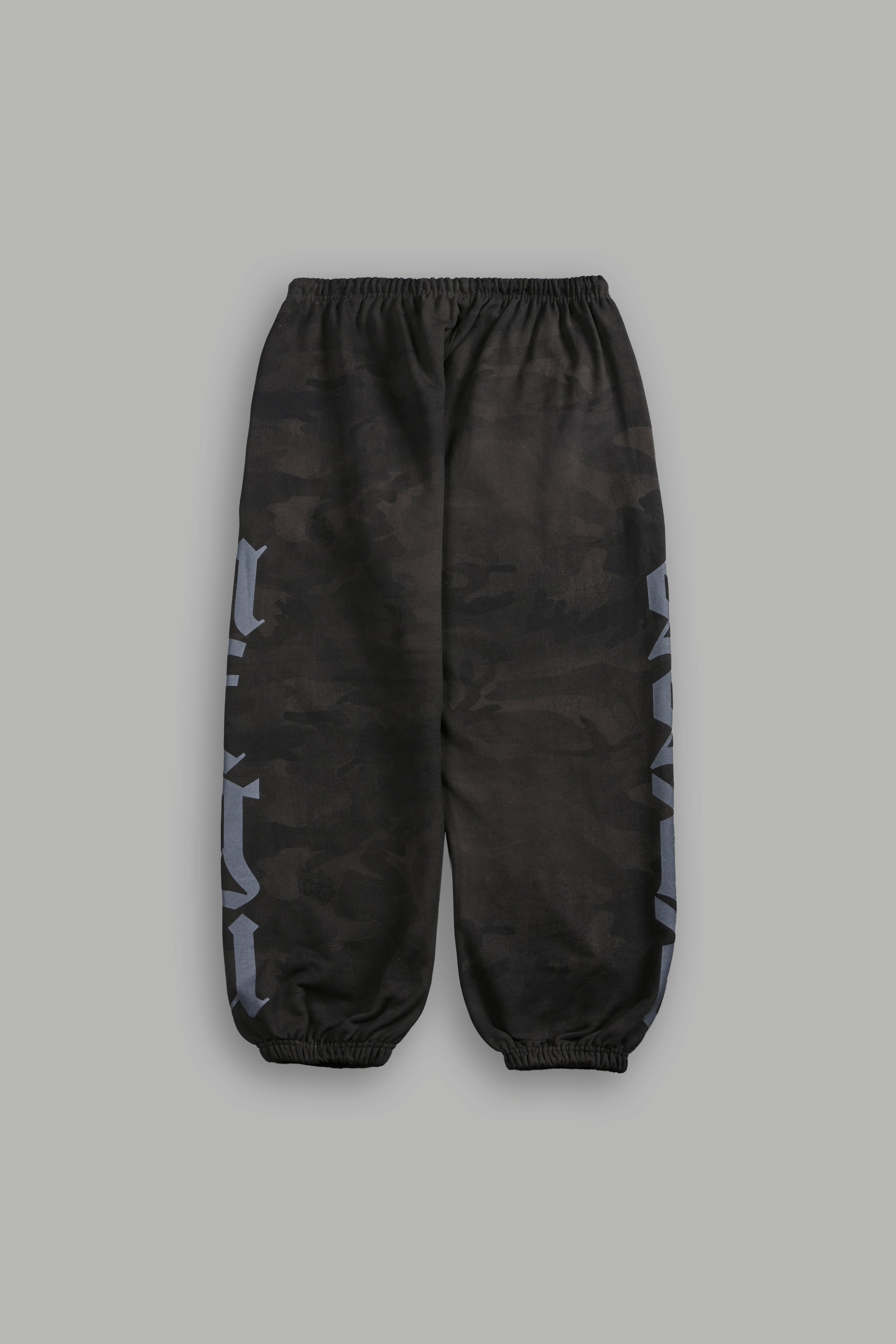 Our Mantra Lounger Sweat Pants in Black Vintage Woodland Camo