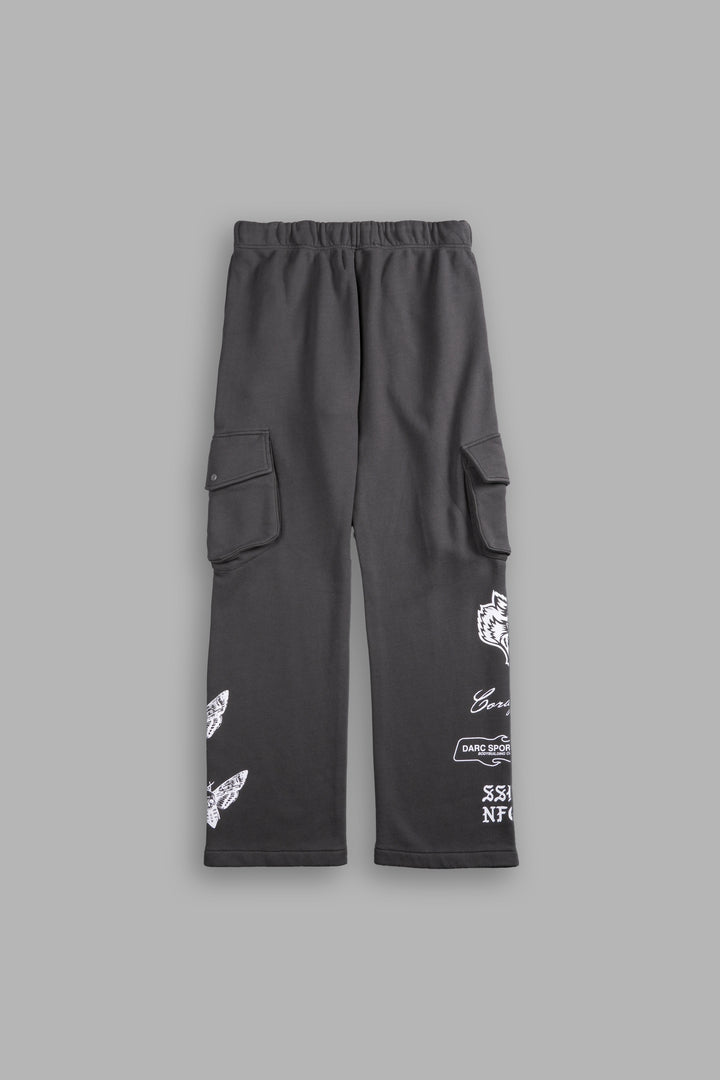 Born Again Bigelow Cargo Sweat Pants in Wolf Gray