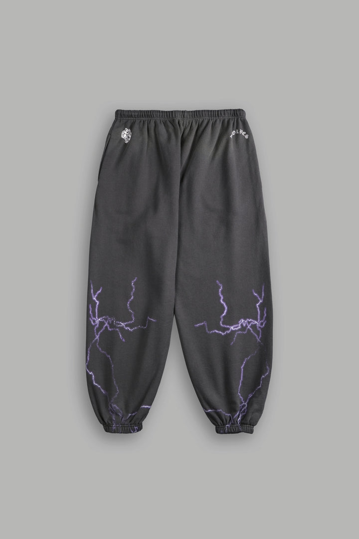 Iron Code Lounger Sweat Pants in Wolf Gray Drift Wash