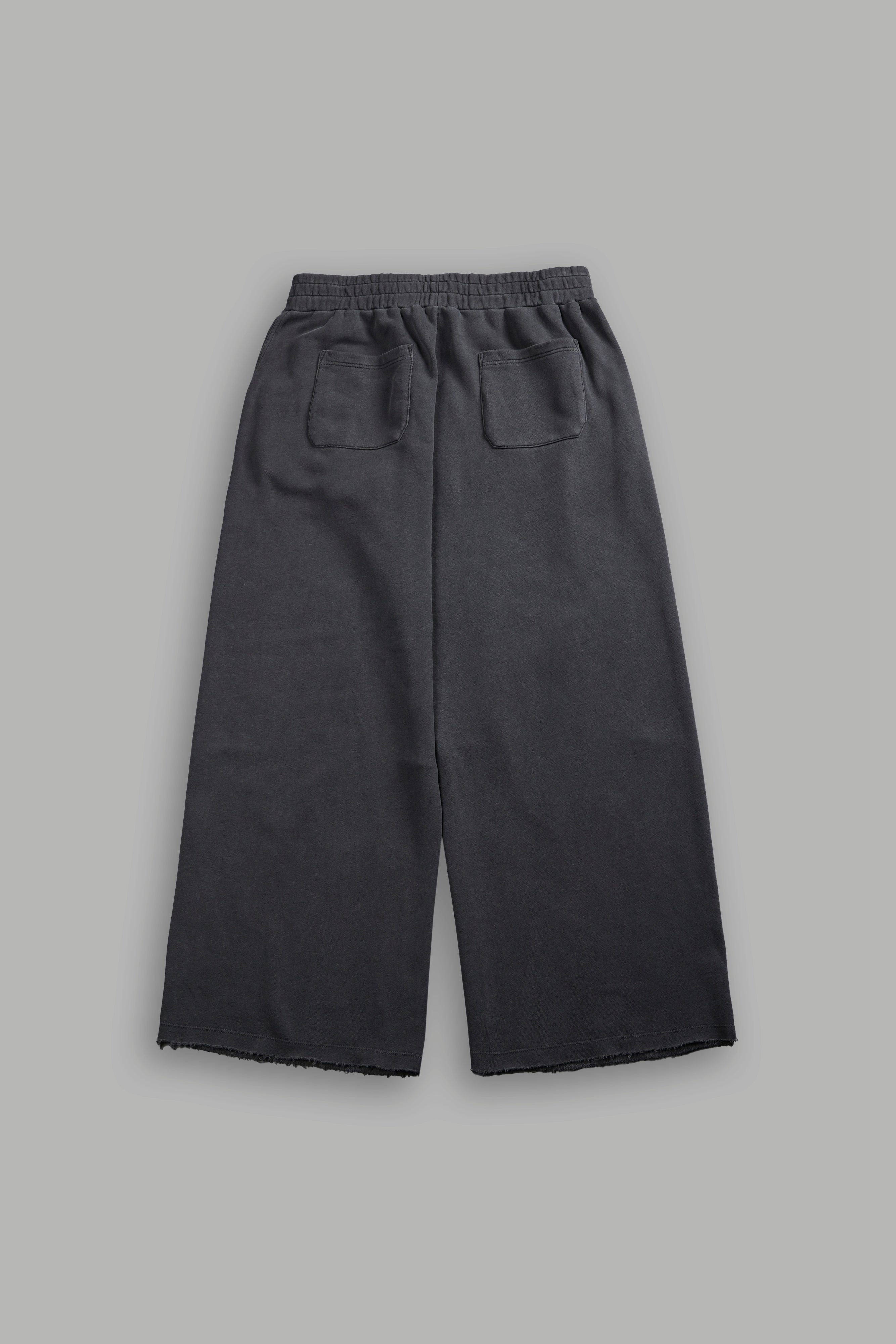 Box Patch Dual Moaty Sweat Pants in Wolf Gray