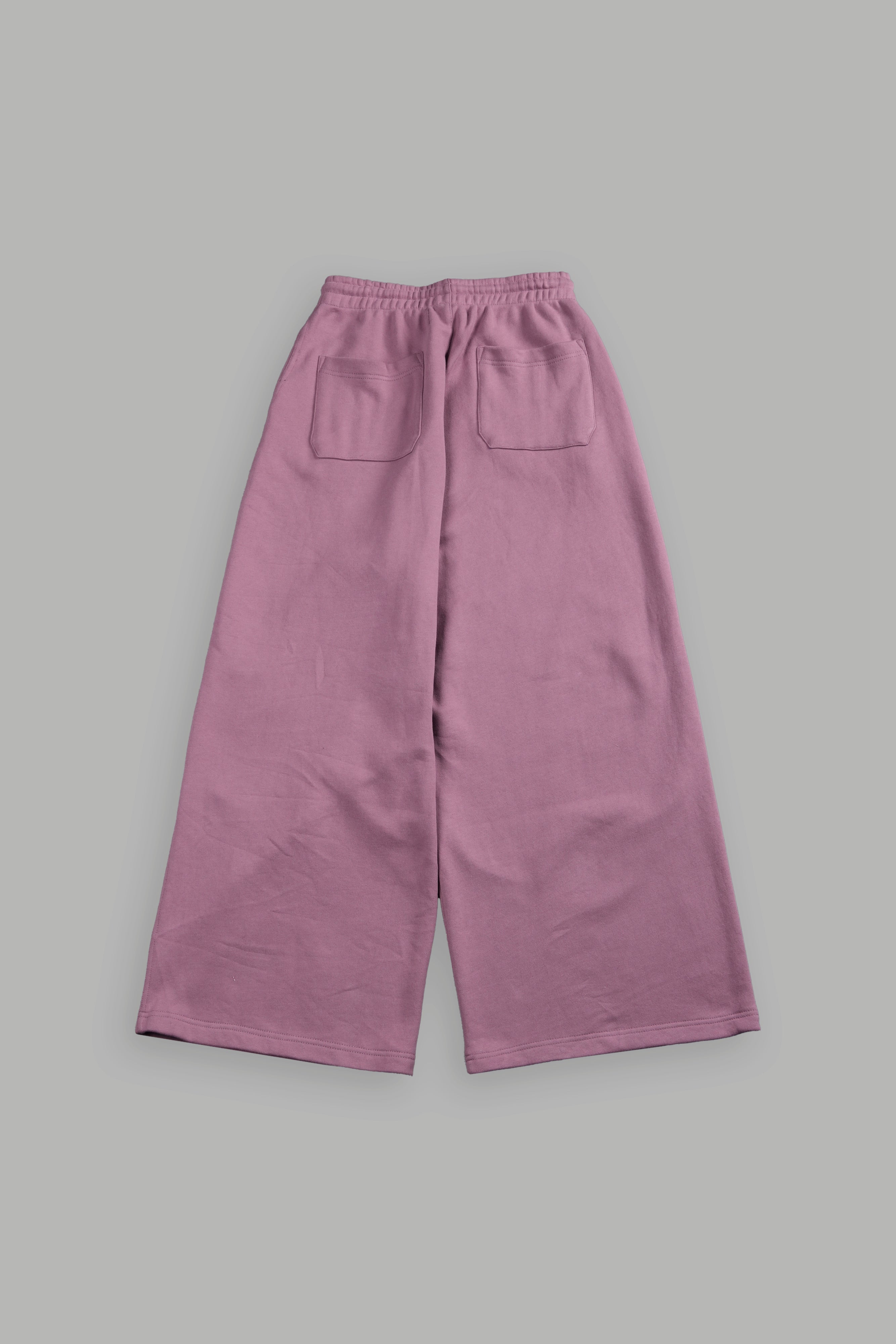 Dual Stud Mia Sweat Pants in Pink Smoke