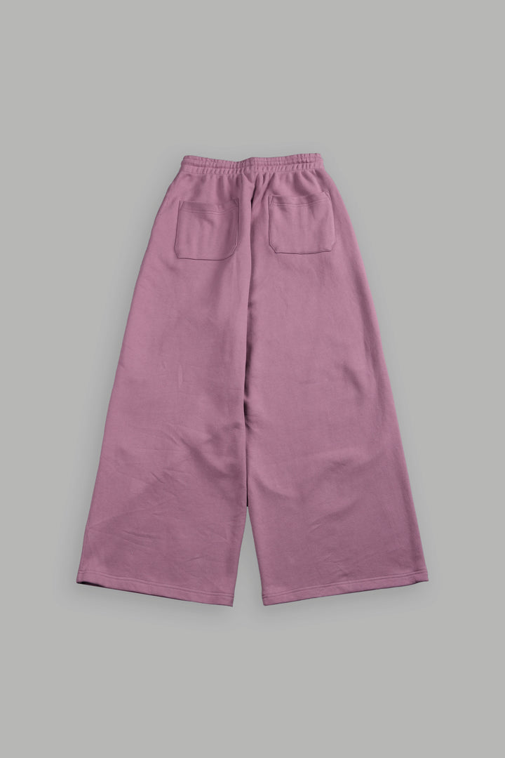 Dual Stud Mia Sweat Pants in Pink Smoke