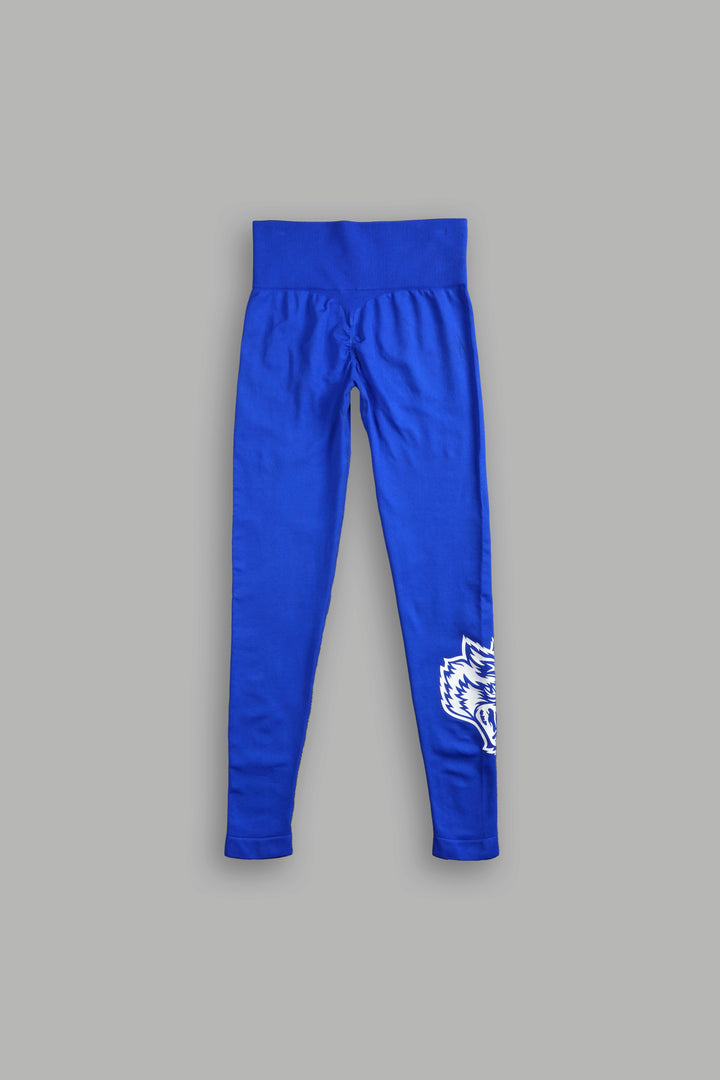 SSDDNFGU FRVR "Everson Seamless" Scrunch Leggings in Cobalt