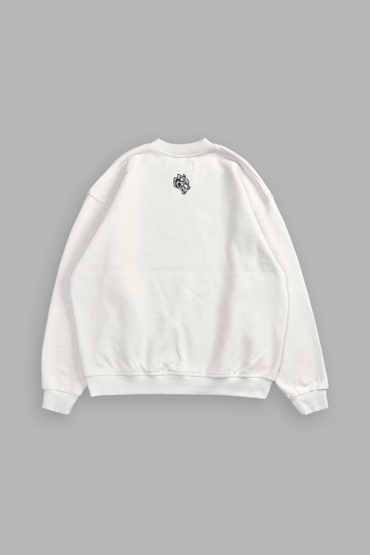 Wolves Pyramid London Crewneck in Stone