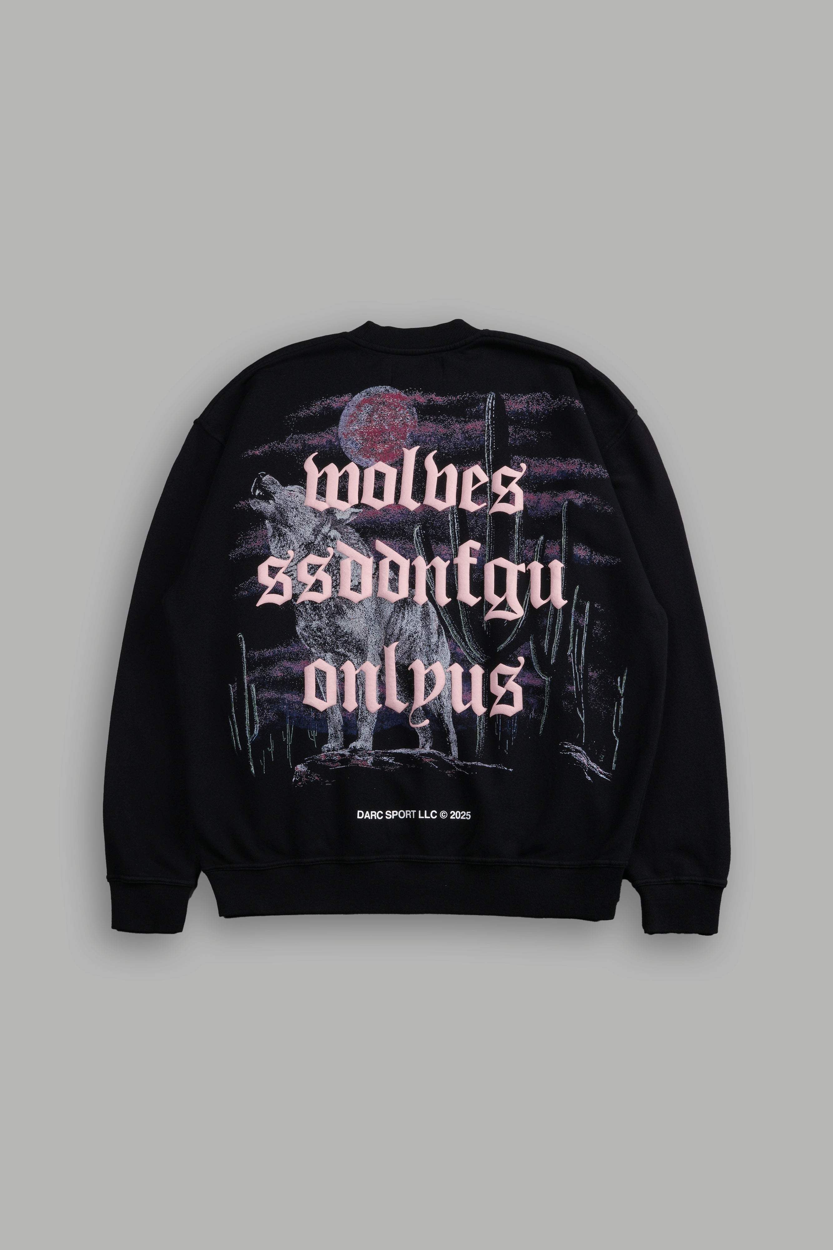 Desert Howl London Crewneck in Black