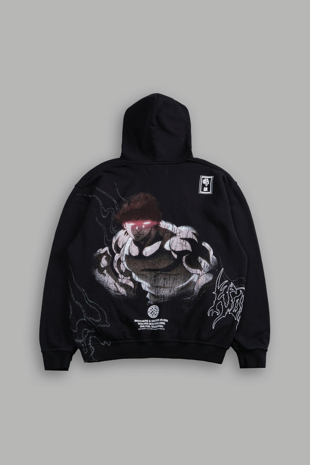 Baki Hanma "Pierce" Hoodie in Black