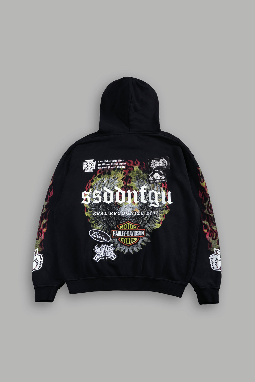 Wings of Fire "Pierce" Hoodie in Black