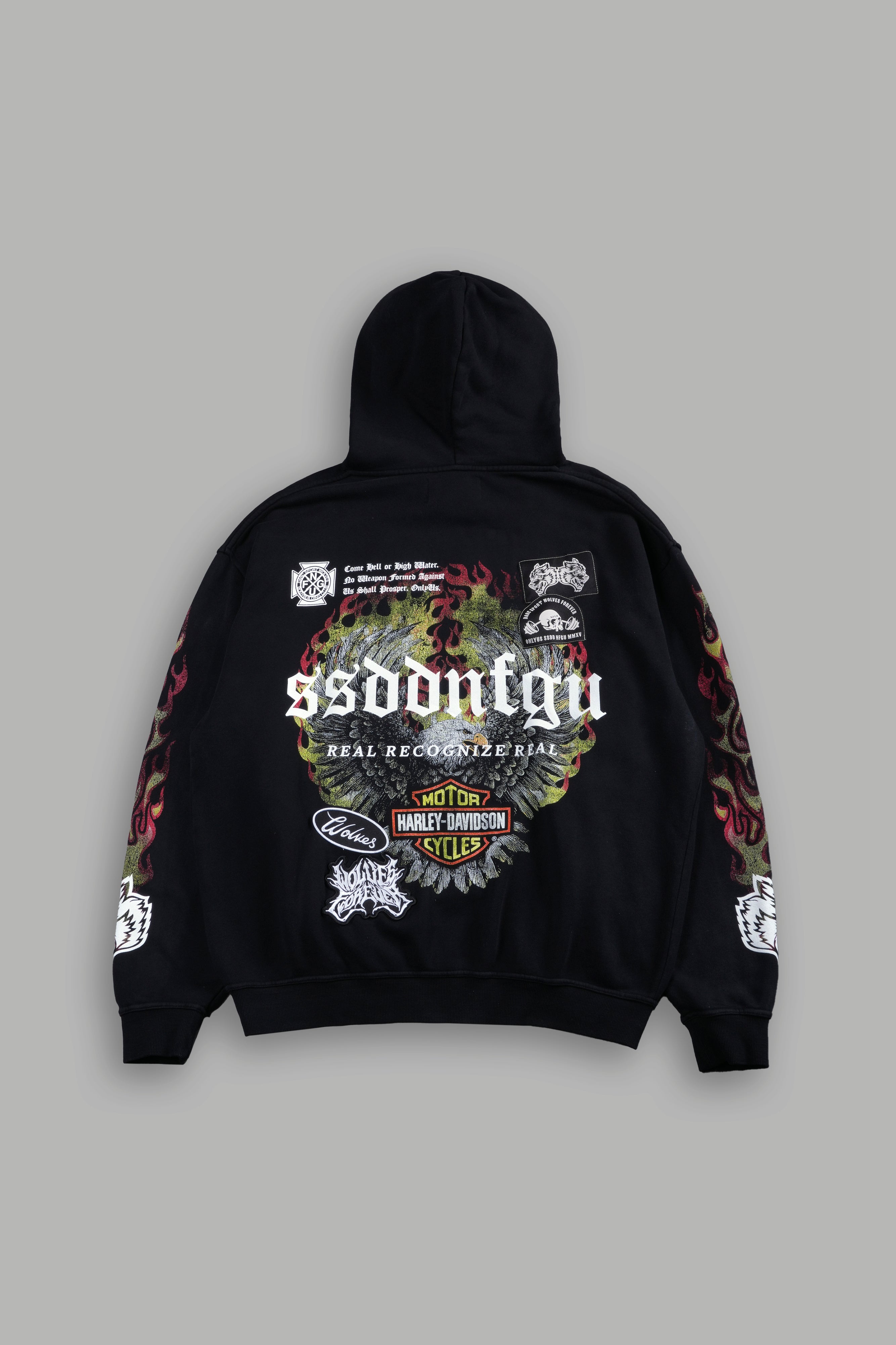 Wings of Fire "Pierce" Hoodie in Black