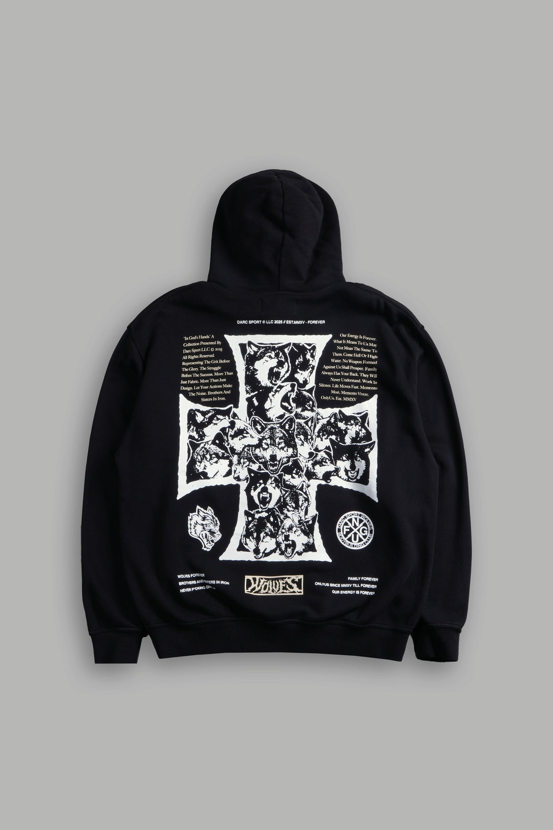Iron Wolf Pack "Pierce" Hoodie in Black