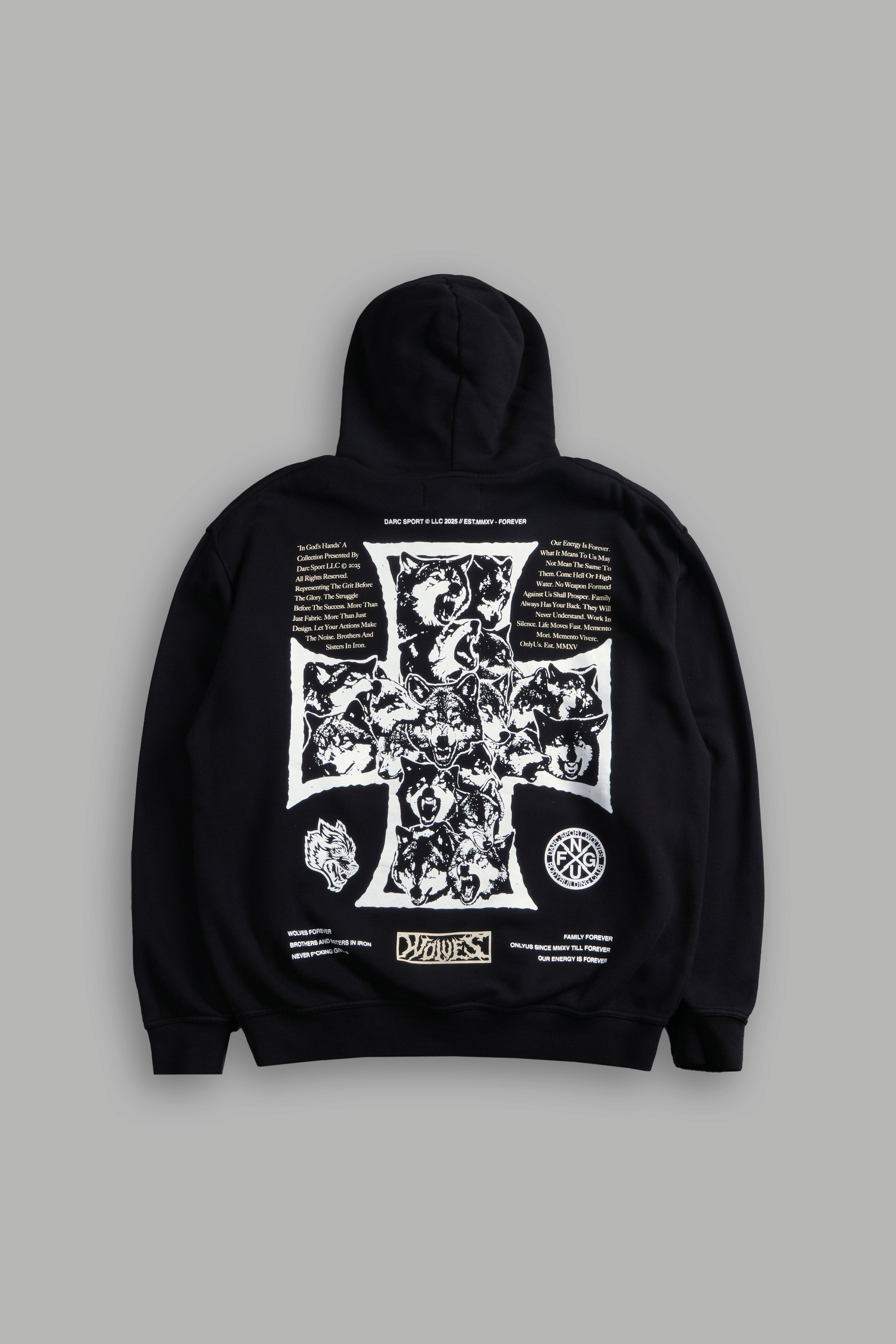 Iron Wolf Pack "Pierce" Hoodie in Black