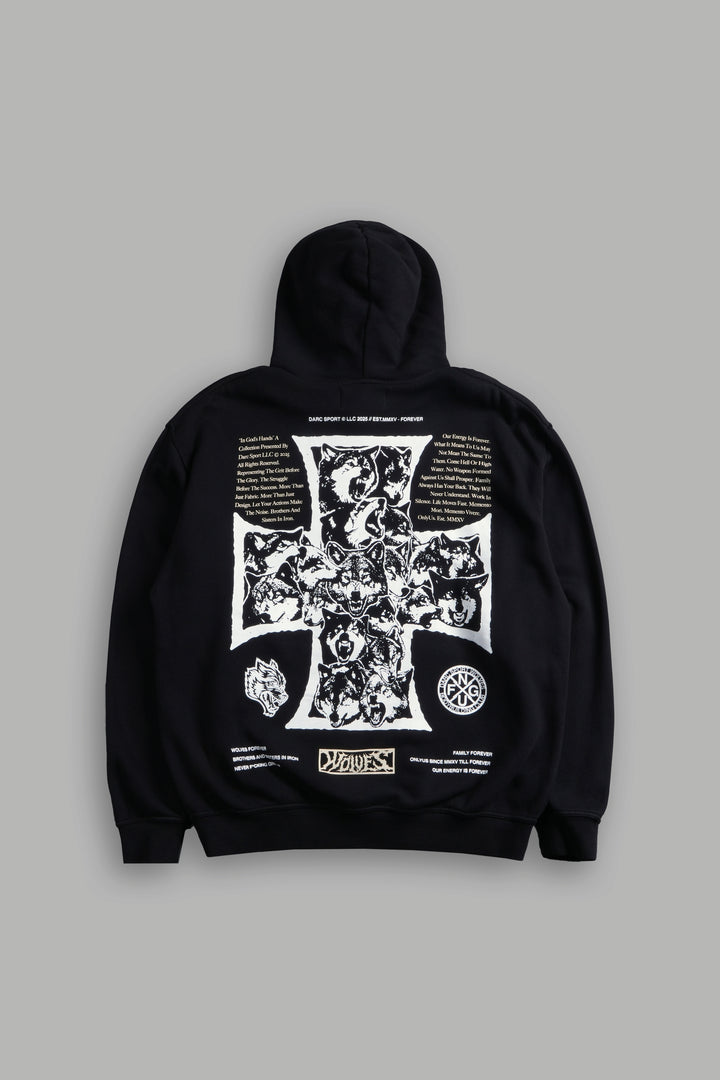 Iron Wolf Pack "Pierce" Hoodie in Black