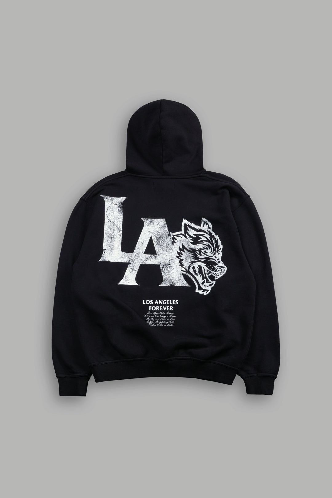 La Wolves V2 Pierce Hoodie in Black