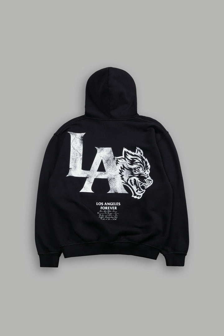 La Wolves V2 Pierce Hoodie in Black