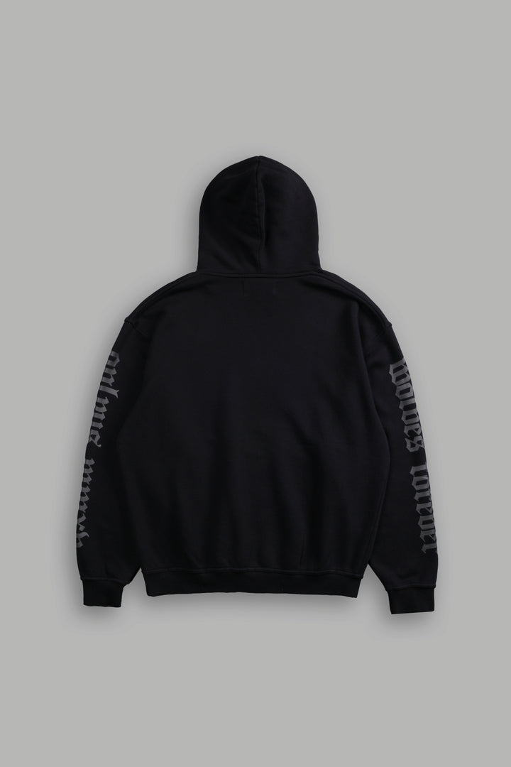 Us Forever "Pierce" Hoodie in Black