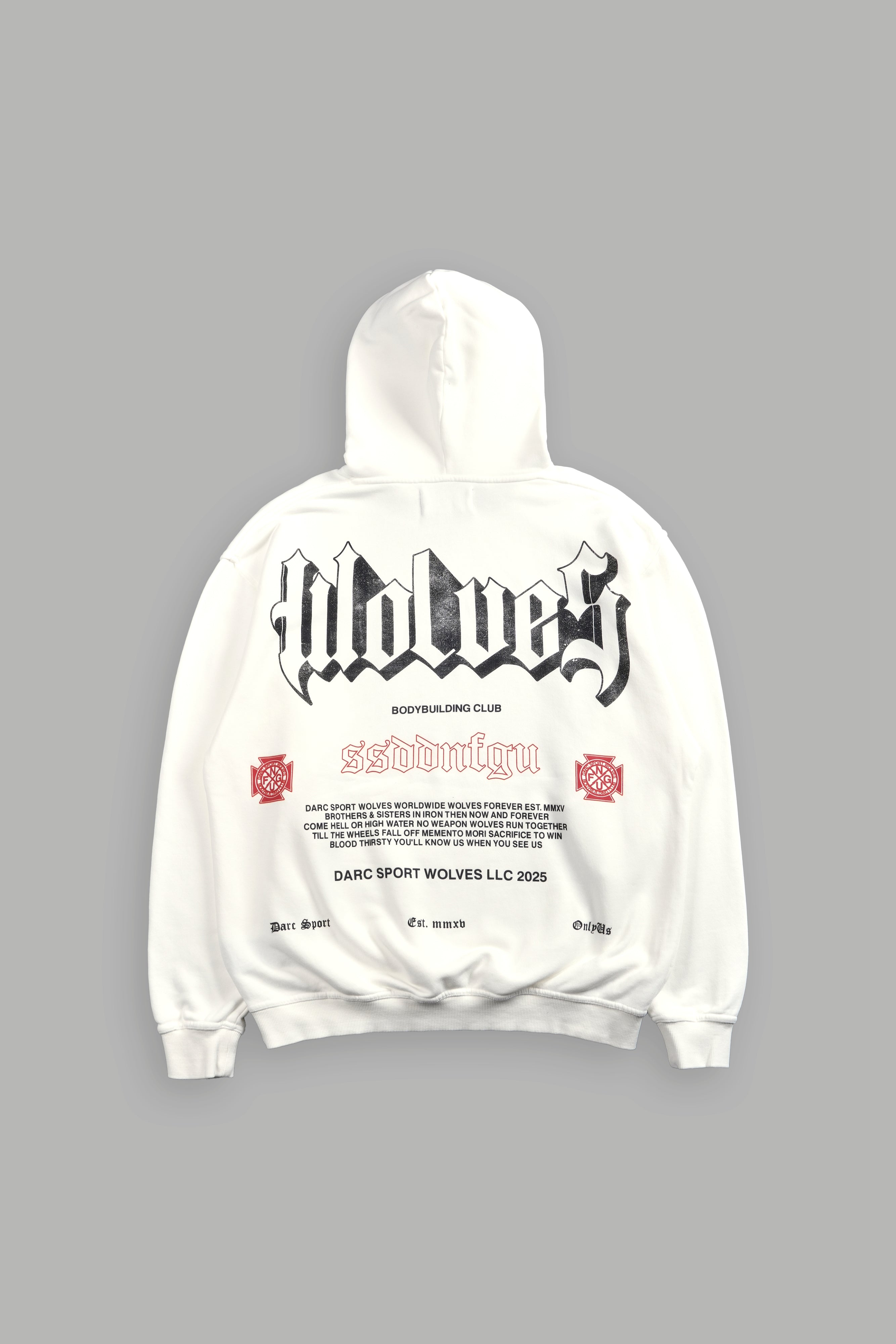 Till Forever "Vintage Dempsey" Hoodie in Cream