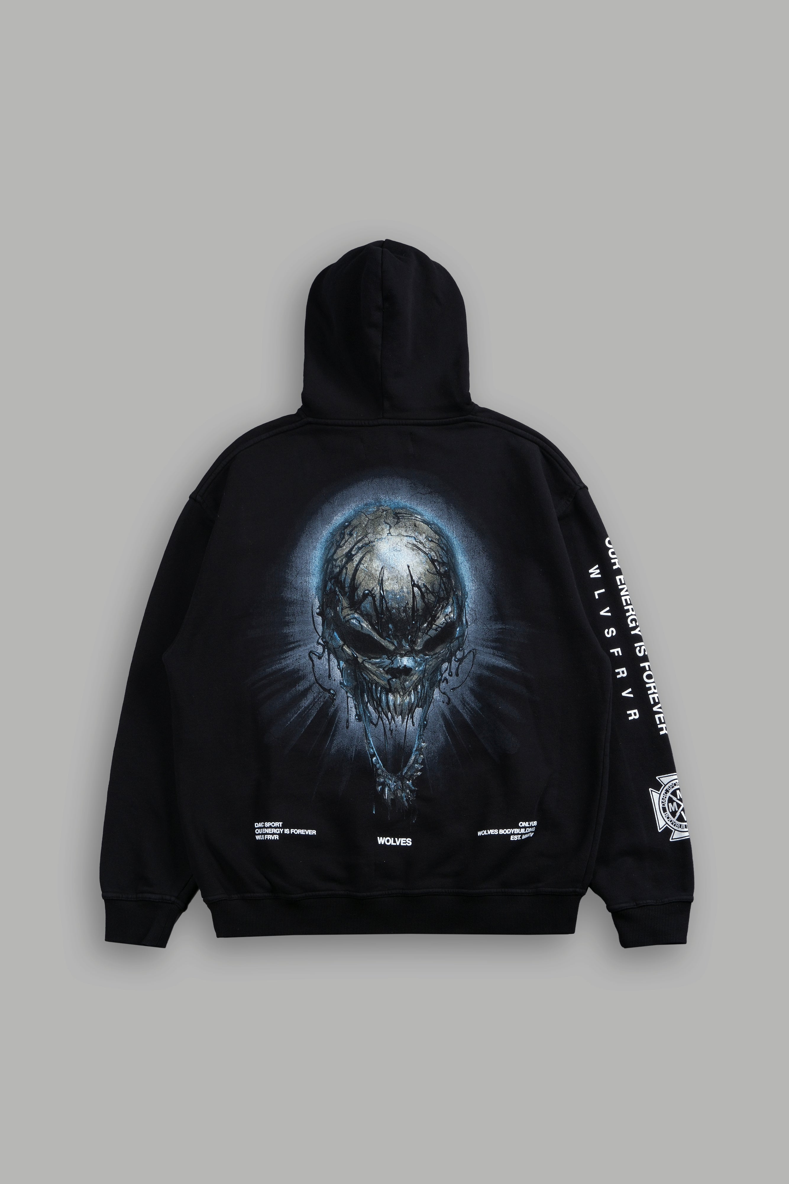 Ultimate Rage Unisex "B" Hoodie in Black