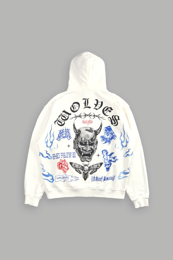 Live Or Die "Cornell" Hoodie in Cream