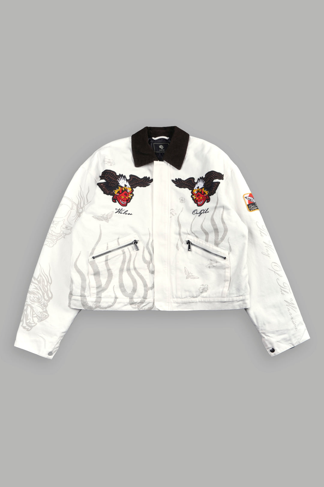 The Eagle & The Oni Earl Jacket in Cream
