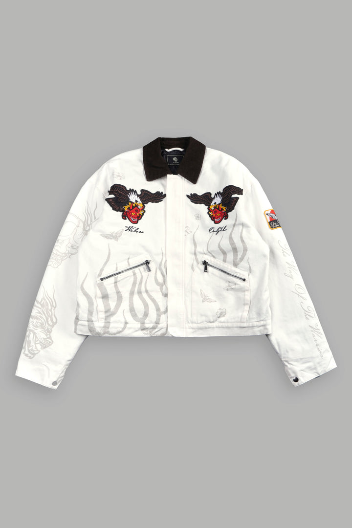 The Eagle & The Oni Earl Jacket in Cream