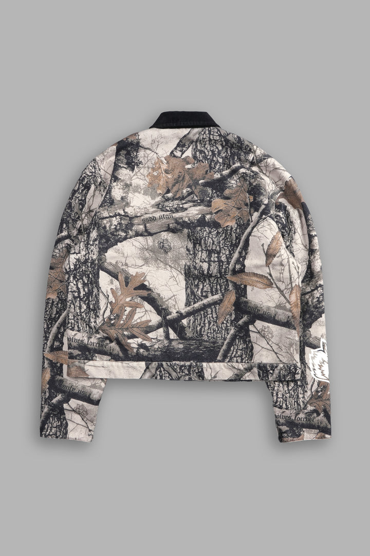 Live Free Earl Jacket in Clay Woodland Camo