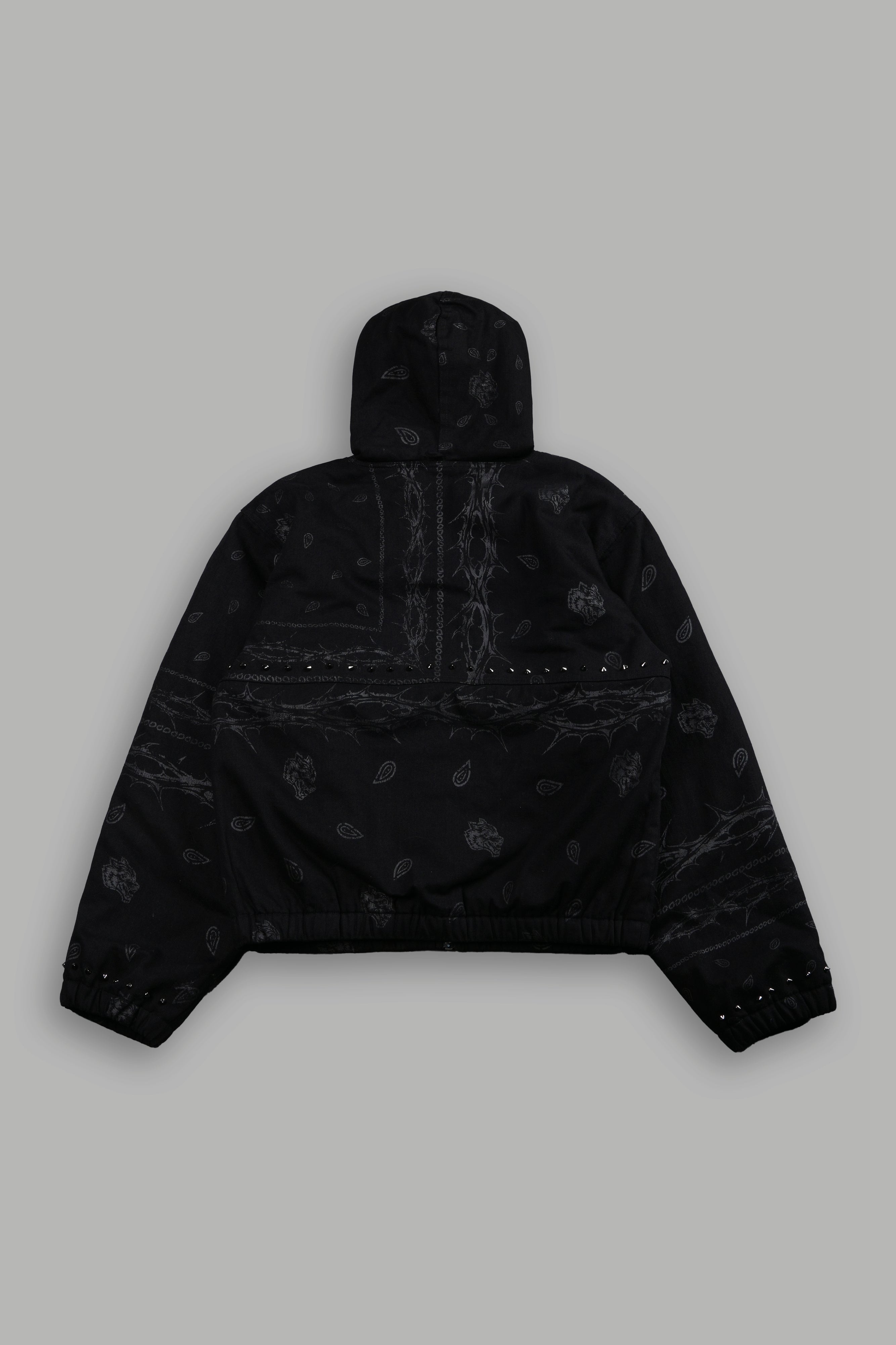 Darc Sport Wolves Club Calaway Jacket in Black Thorn Paisley