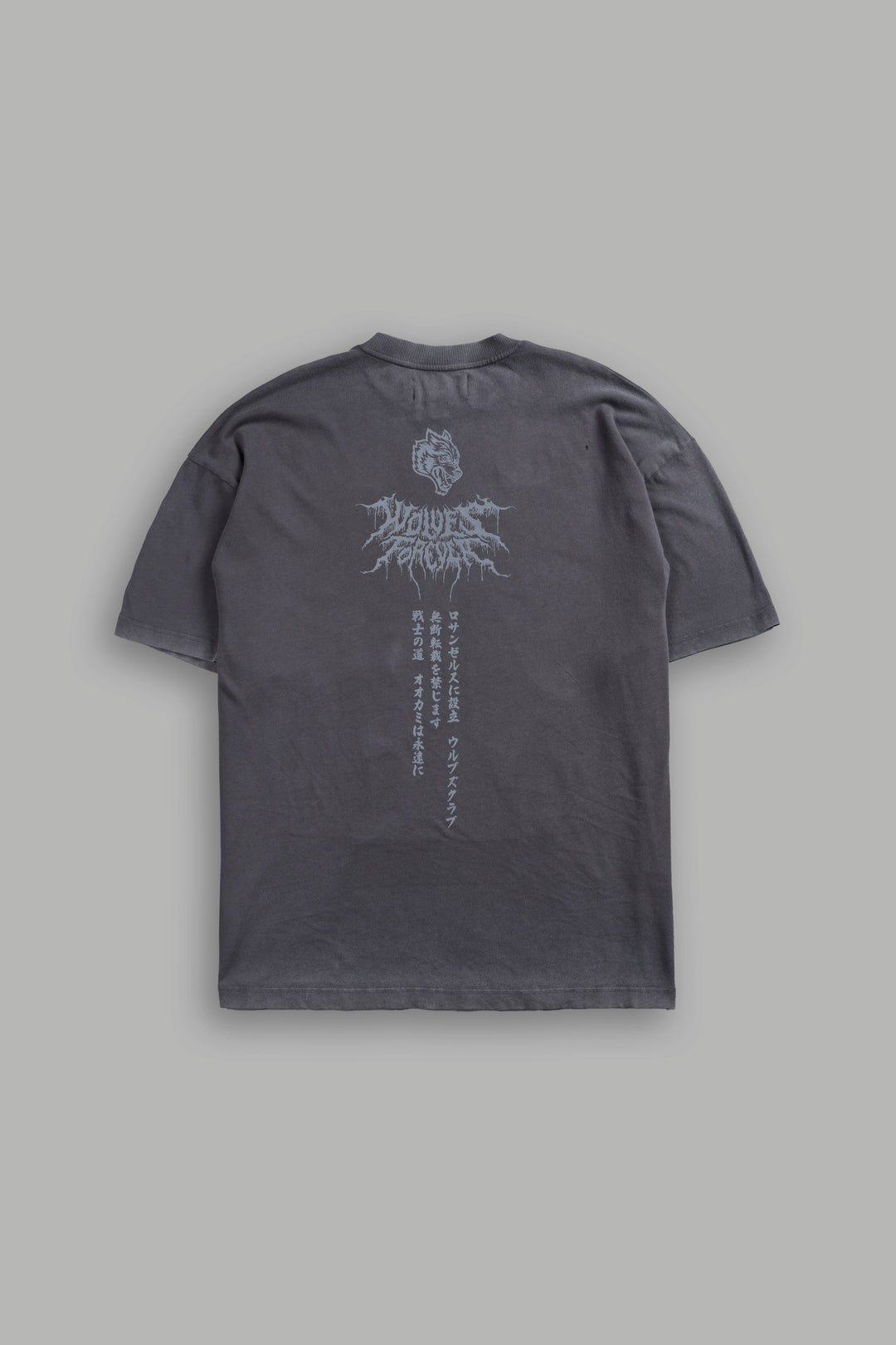 Blood Moon Premium Oversized Tee in Wolf Gray