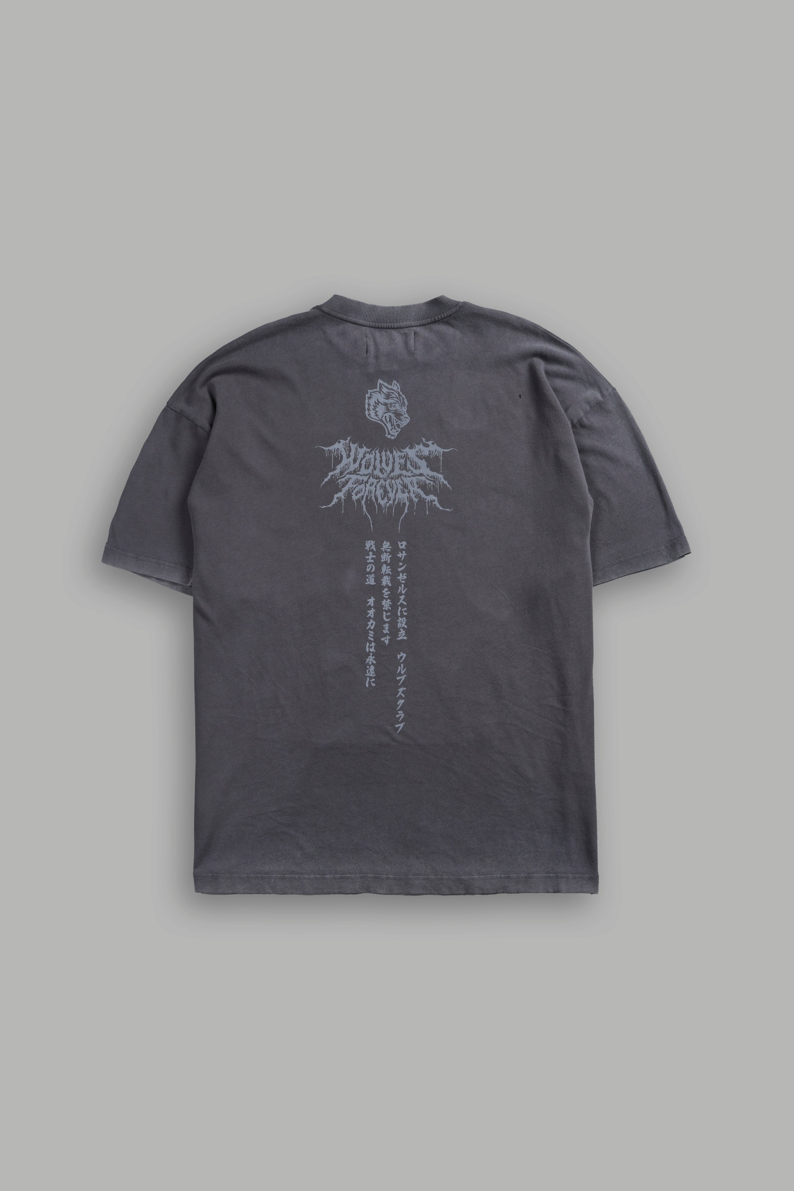 Blood Moon Premium Oversized Tee in Wolf Gray
