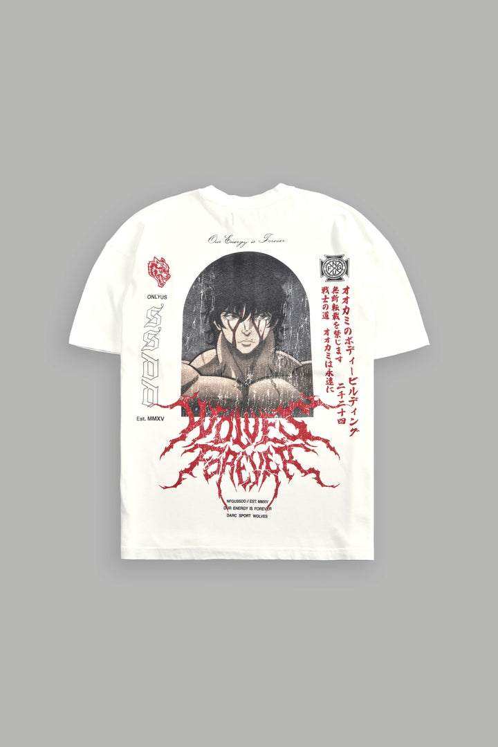 Unbreakable Will "Premium" Oversized Tee in Cream
