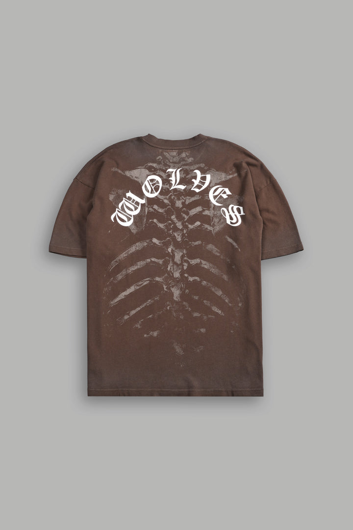 Bones "Premium" Oversized Tee in Desert Dust Drift Wash