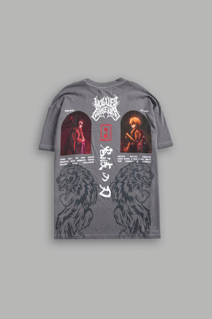 Stand-Off "Premium" Oversized Tee in Dove Gray