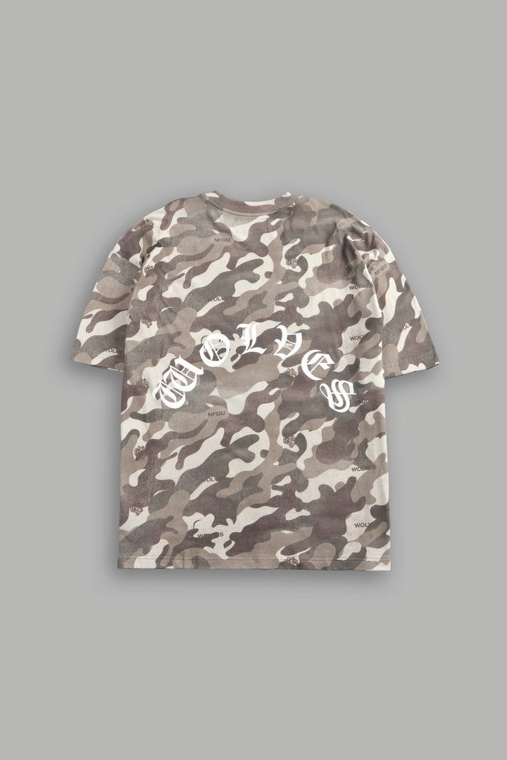 DSVD Legacy Premium Oversized Tee in DSVD Green Camo