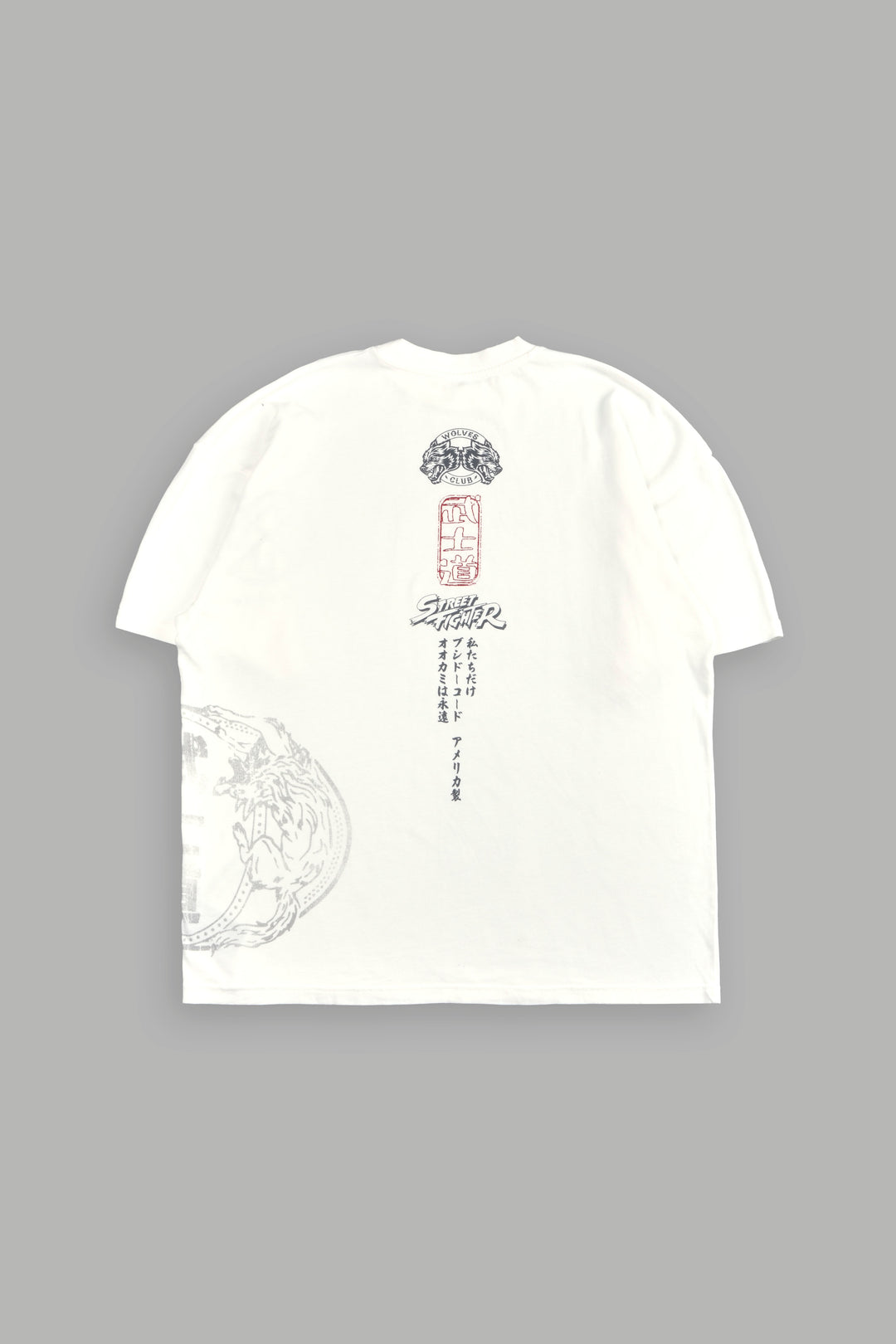 Street Fighter "Side-By-Side" Tee Box Set in Cream