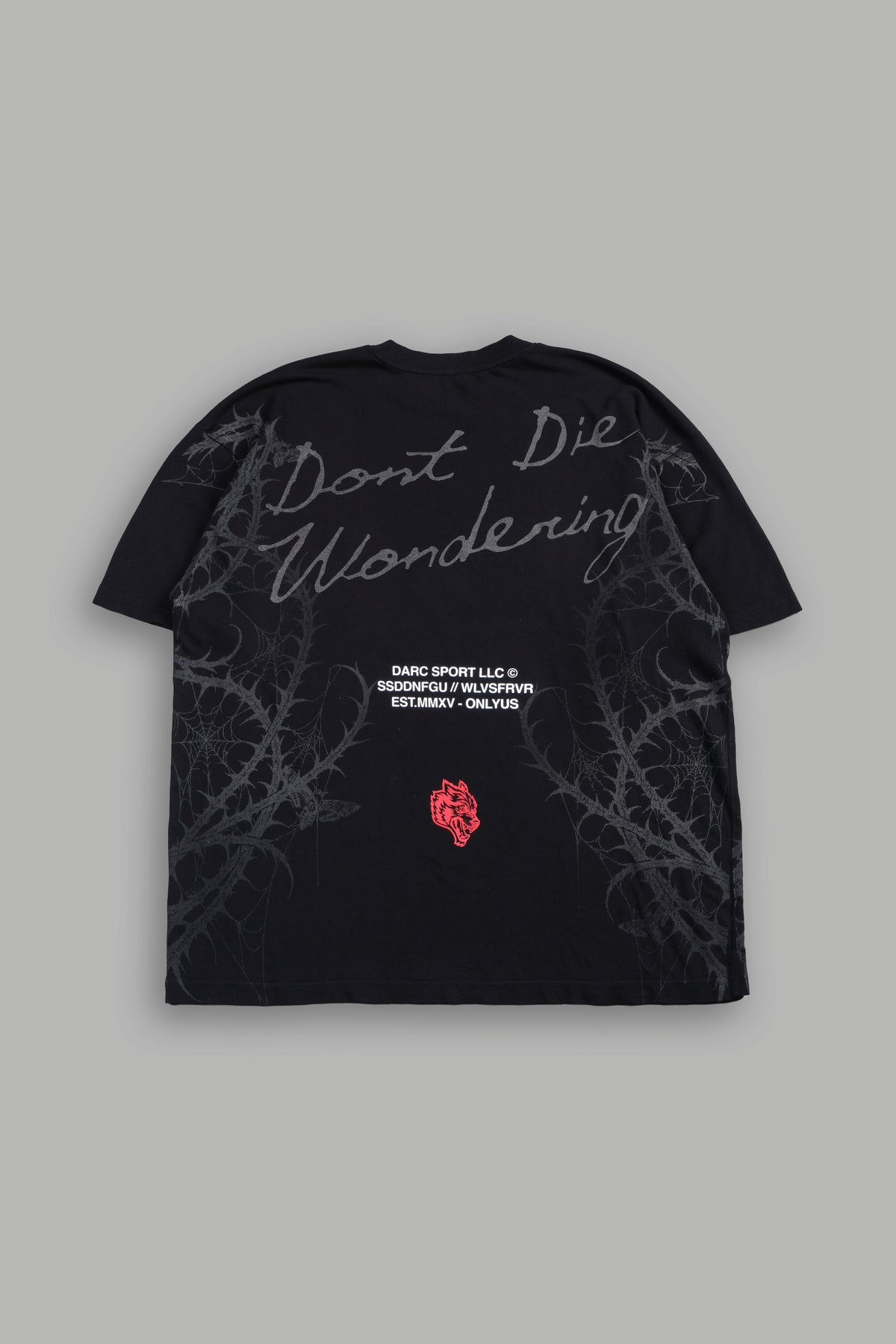 Dont Die Wondering Mystery Tee In Black