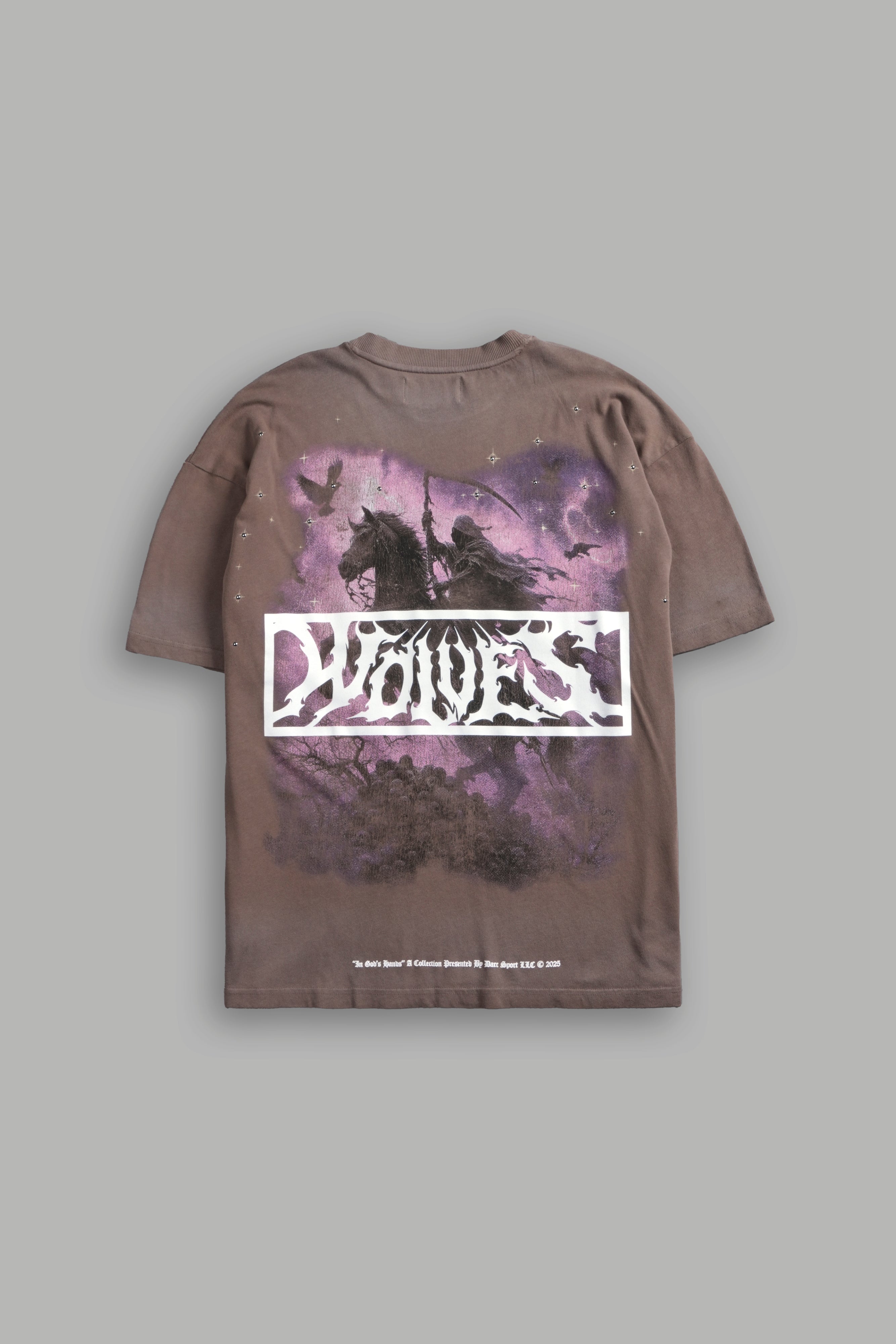 Midnight Horseman "Premium" Oversized Tee in Mojave Brown Drift Wash