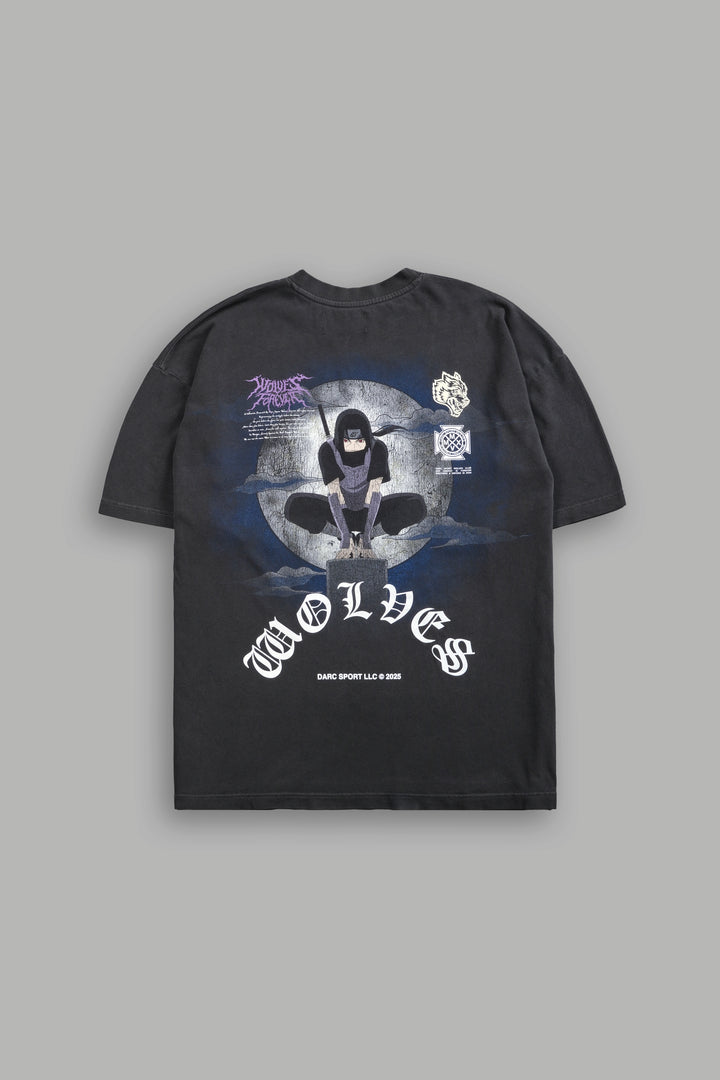 Under the Moon "Premium" Oversized Tee in Wolf Gray