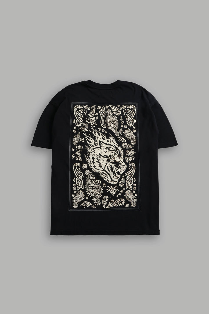 Western V2 "Premium" Oversized Tee in Black