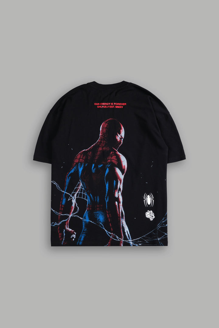 Web Of Shadows "Premium" Oversized Tee in Black